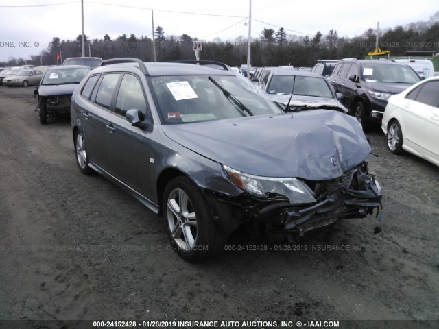 YS3FB52Y691015641 - 2009 SAAB 9-3 2.0T GRAY photo 1