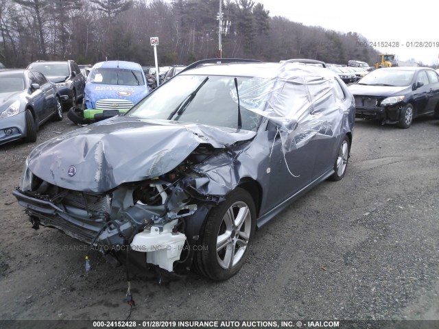 YS3FB52Y691015641 - 2009 SAAB 9-3 2.0T GRAY photo 2