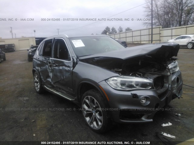 5UXKT0C51G0S75571 - 2016 BMW X5 XDR40E GRAY photo 1