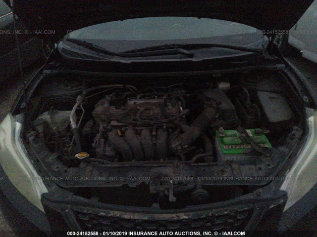 2T1KU40E19C171715 - 2009 TOYOTA COROLLA MATRIX  BLACK photo 10