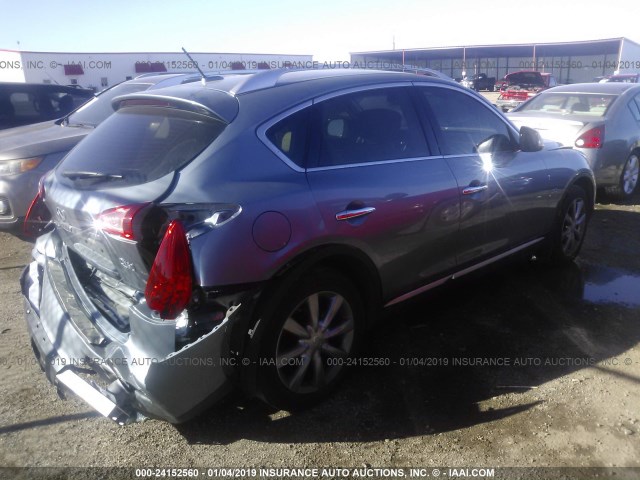 JN1BJ0RR0HM400042 - 2017 INFINITI QX50 GRAY photo 4