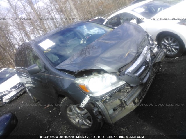 5FNRL38787B129150 - 2007 HONDA ODYSSEY EXL GRAY photo 1