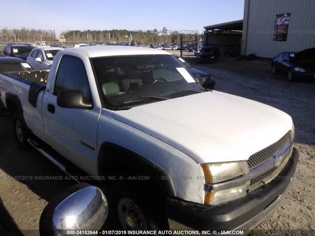 1GCHC24U54E193970 - 2004 CHEVROLET SILVERADO C2500 HEAVY DUTY WHITE photo 1