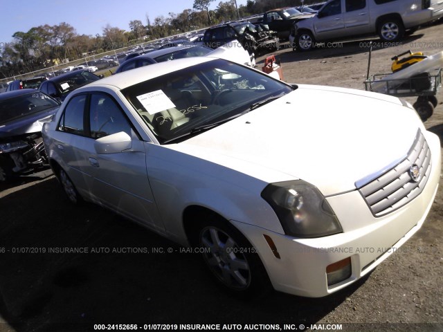 1G6DP567X50150805 - 2005 CADILLAC CTS HI FEATURE V6 WHITE photo 1