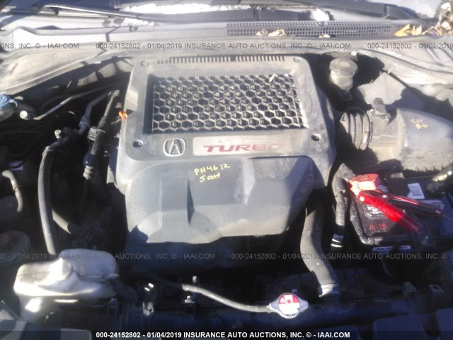 5J8TB18298A002291 - 2008 ACURA RDX BLACK photo 10