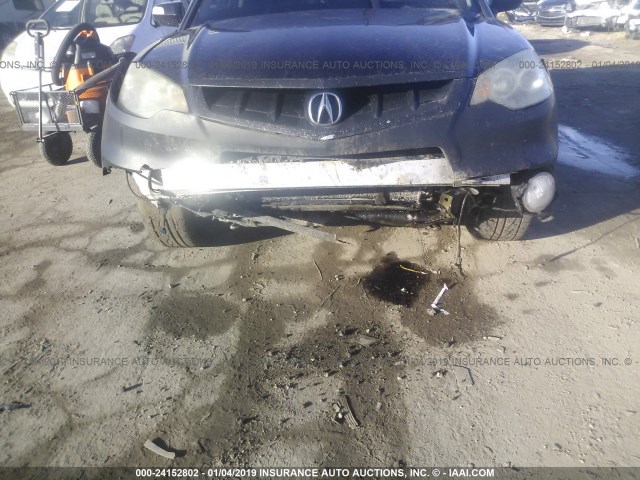 5J8TB18298A002291 - 2008 ACURA RDX BLACK photo 6