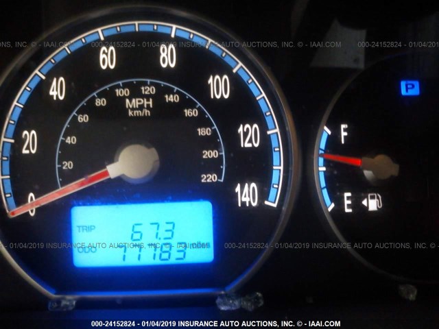 5NMSH73E19H281868 - 2009 HYUNDAI SANTA FE SE/LIMITED BLUE photo 7