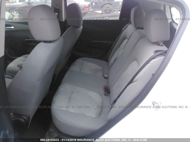 1G1JA6SH2D4225616 - 2013 CHEVROLET SONIC LS 白色 照片 8
