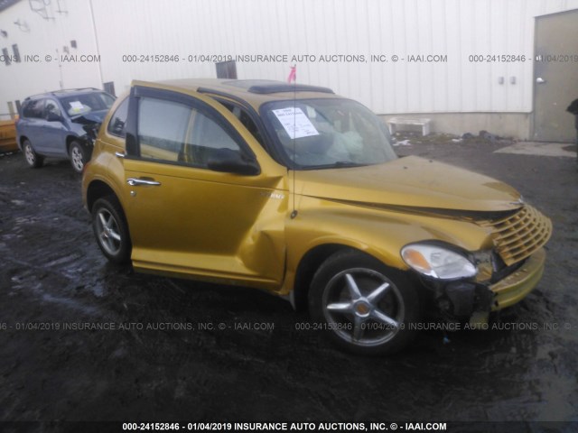 3C8FY68B12T324235 - 2002 CHRYSLER PT CRUISER LIMITED/DREAM CRUISER YELLOW photo 1