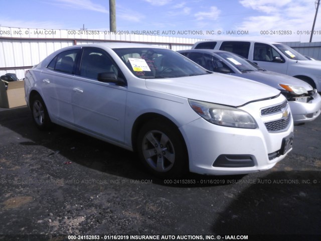 1G11B5SA7DF125008 - 2013 CHEVROLET MALIBU LS თეთრი ფოტო 1