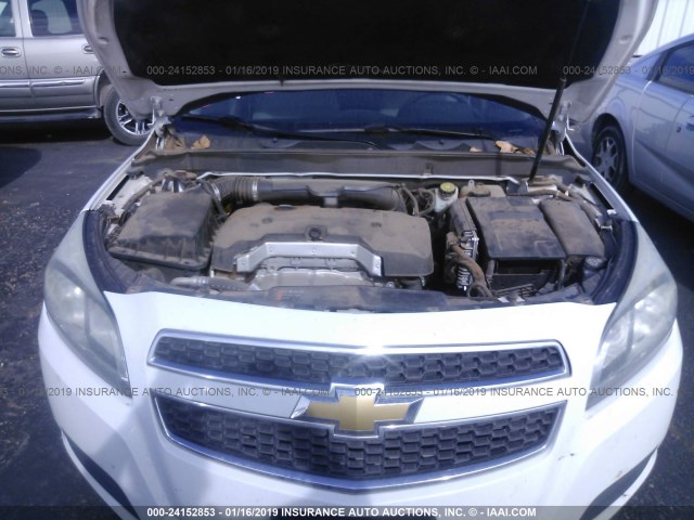 1G11B5SA7DF125008 - 2013 CHEVROLET MALIBU LS თეთრი ფოტო 10