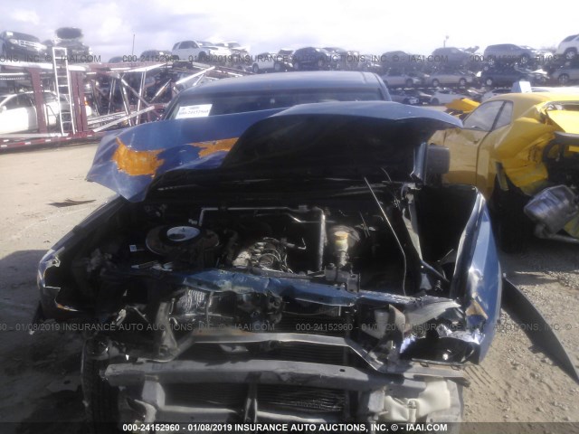 1N6DD26S81C337202 - 2001 NISSAN FRONTIER KING CAB XE BLUE photo 6
