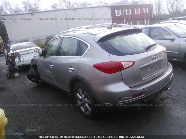 JNKAJ09F38M350783 - 2008 INFINITI EX35 JOURNEY BEIGE photo 3