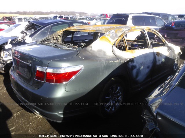 JTHGL46F585023876 - 2008 LEXUS LS 460L GRAY photo 4