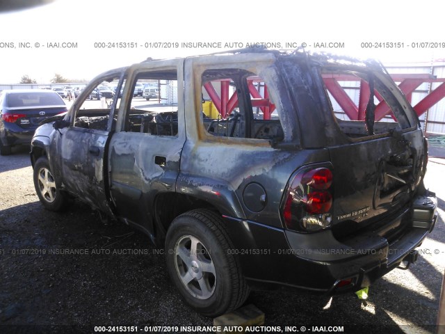 1GNDS13S252165775 - 2005 CHEVROLET TRAILBLAZER LS/LT BLACK photo 3