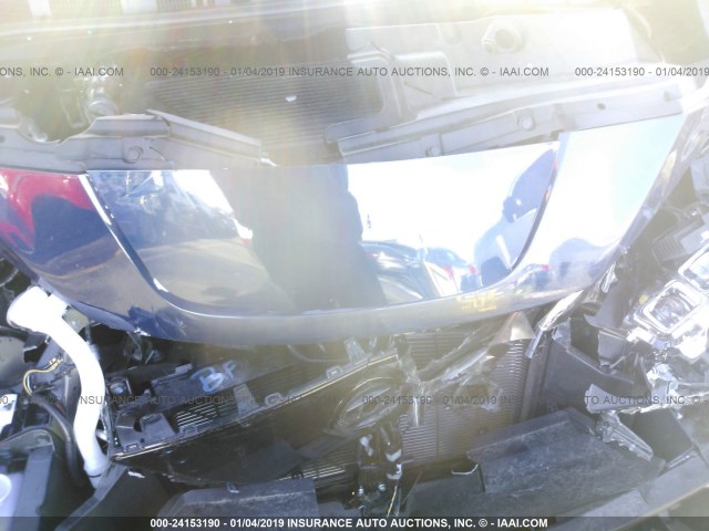 1N4AZ1CP9KC300068 - 2019 NISSAN LEAF BLUE photo 10