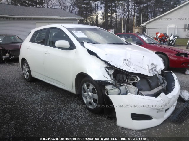 2T1KU40E59C013698 - 2009 TOYOTA COROLLA MATRIX  WHITE photo 1