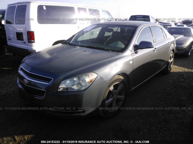 1G1ZJ57B584245446 - 2008 CHEVROLET MALIBU 2LT GRAY photo 2