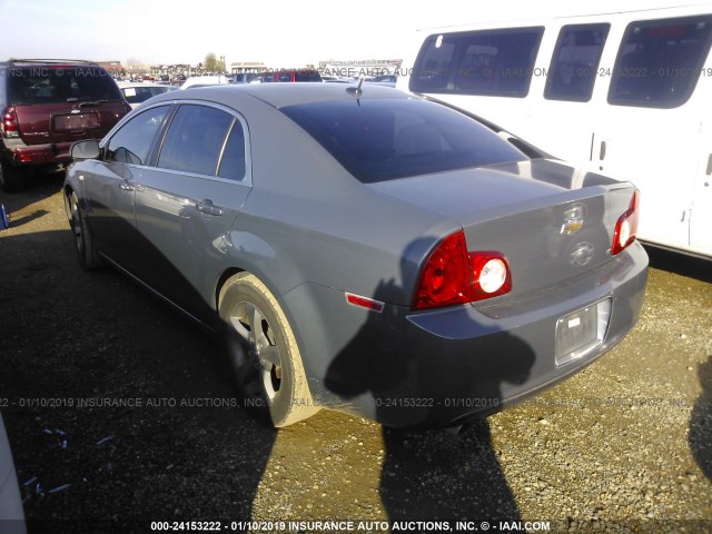 1G1ZJ57B584245446 - 2008 CHEVROLET MALIBU 2LT GRAY photo 3