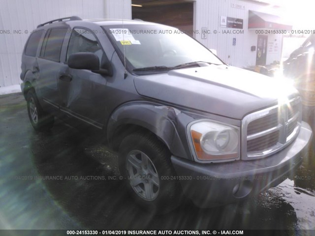 1D4HB58D15F625483 - 2005 DODGE DURANGO LIMITED GRAY photo 1