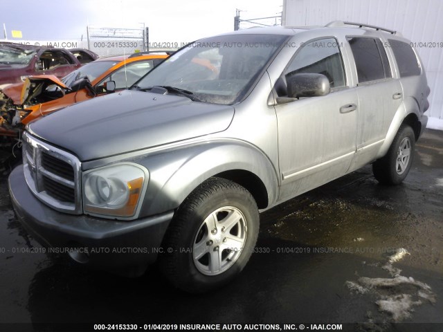 1D4HB58D15F625483 - 2005 DODGE DURANGO LIMITED GRAY photo 2