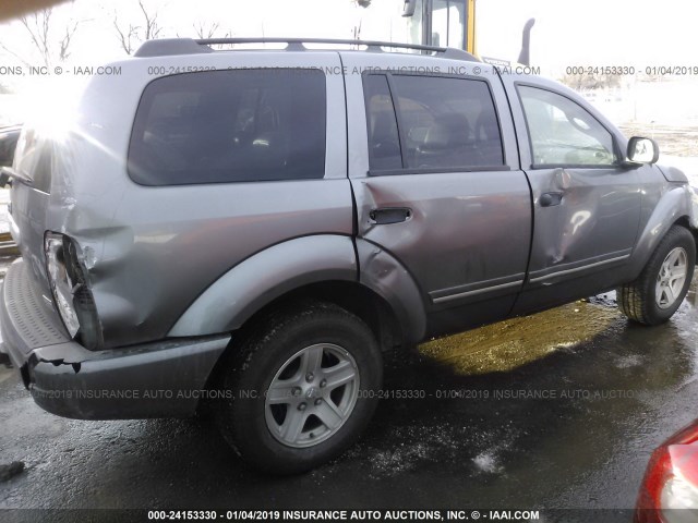 1D4HB58D15F625483 - 2005 DODGE DURANGO LIMITED GRAY photo 6