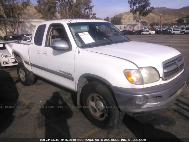 5TBRN34182S331186 - 2002 TOYOTA TUNDRA ACCESS CAB SR5 WHITE photo 1