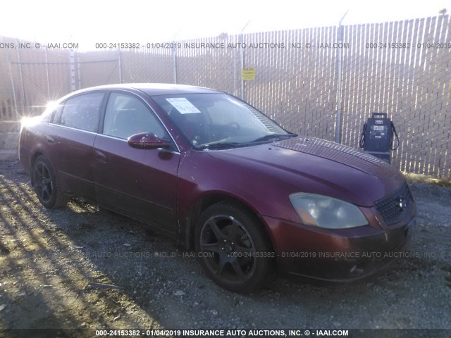 1N4AL11D45C168450 - 2005 NISSAN ALTIMA S/SL RED photo 1