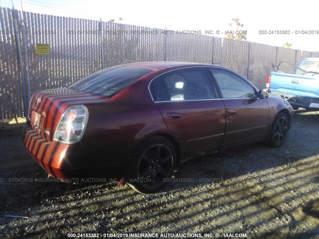 1N4AL11D45C168450 - 2005 NISSAN ALTIMA S/SL RED photo 4