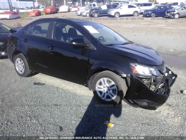1G1JB5SG9H4156542 - 2017 CHEVROLET SONIC LS 黑色 照片 1