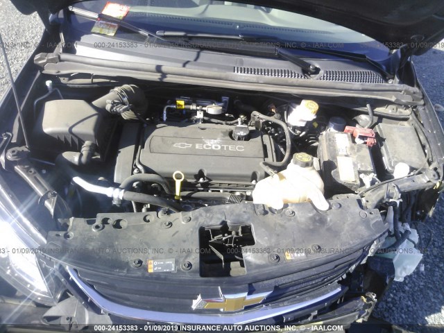 1G1JB5SG9H4156542 - 2017 CHEVROLET SONIC LS 黑色 照片 10