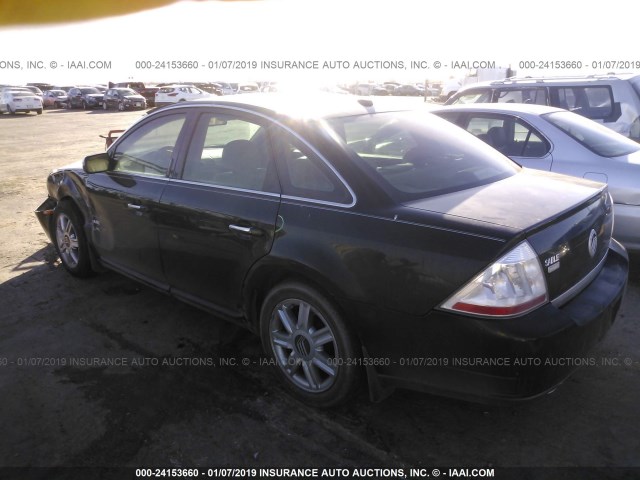 1MEHM42WX8G625412 - 2008 MERCURY SABLE PREMIER BLACK photo 3