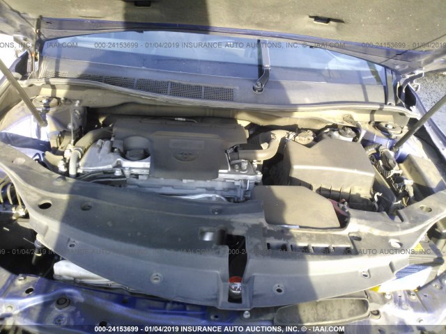 4T1BF1FK2GU540115 - 2016 TOYOTA CAMRY LE/XLE/SE/XSE BLUE photo 10