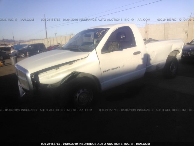 3D7KA26D44G274188 - 2004 DODGE RAM 2500 ST/SLT WHITE photo 2