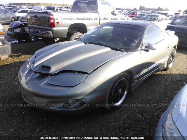 2G2FS22K9Y2173660 - 2000 PONTIAC FIREBIRD ნაცრისფერი ფოტო 2