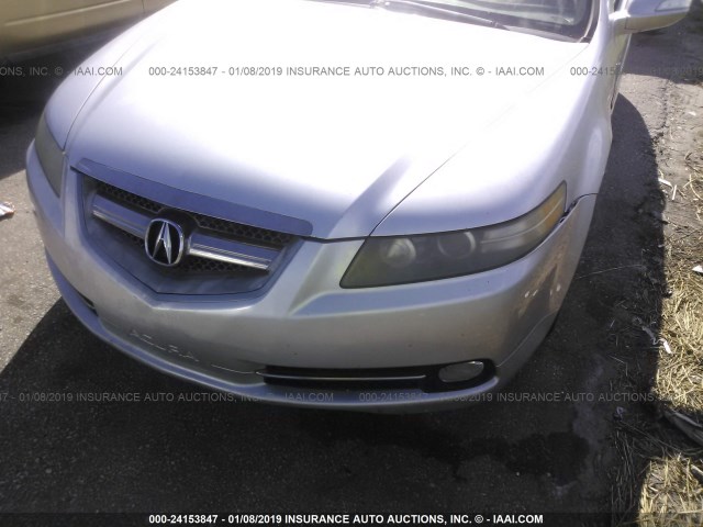 19UUA76598A026615 - 2008 ACURA TL TYPE S SILVER photo 6