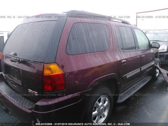 1GKES16S436191782 - 2003 GMC ENVOY XL MAROON photo 4