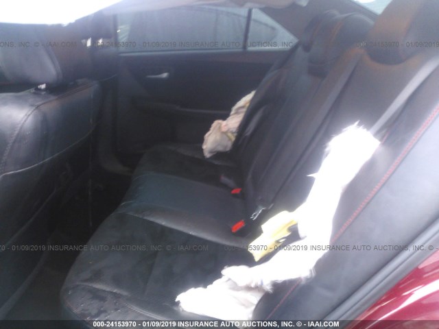 4T1BF1FK4FU911659 - 2015 TOYOTA CAMRY LE/XLE/SE/XSE RED photo 8