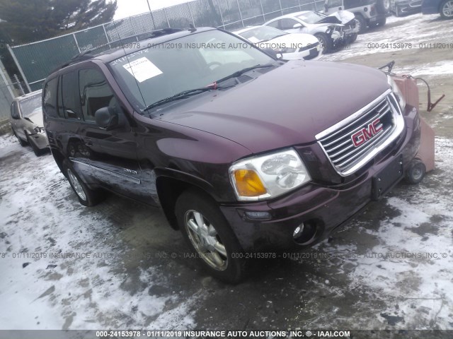 1GKDT13S862179028 - 2006 GMC ENVOY MAROON photo 1