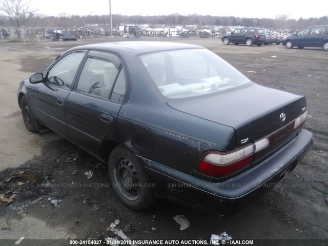 1NXBB02E8VZ619159 - 1997 TOYOTA COROLLA DX GREEN photo 3