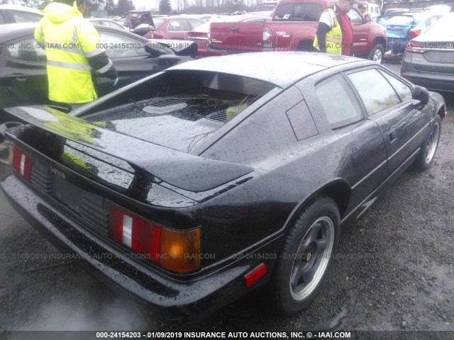 SCCFC20B0PHF60208 - 1993 LOTUS ESPRIT BLACK photo 4