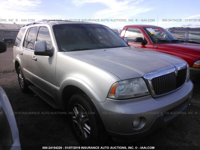 5LMEU68H44ZJ09854 - 2004 LINCOLN AVIATOR 灰色 照片 1