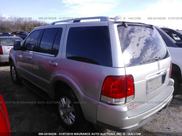 5LMEU68H44ZJ09854 - 2004 LINCOLN AVIATOR 灰色 照片 3