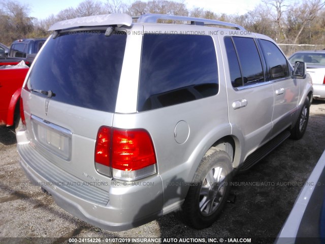 5LMEU68H44ZJ09854 - 2004 LINCOLN AVIATOR 灰色 照片 4