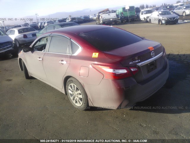 1N4AL3AP7HC496956 - 2017 NISSAN ALTIMA 2.5/S/SV/SL/SR BURGUNDY photo 3