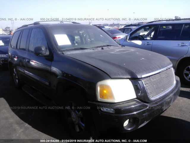 1GKDS13S022434364 - 2002 GMC ENVOY BLACK photo 1