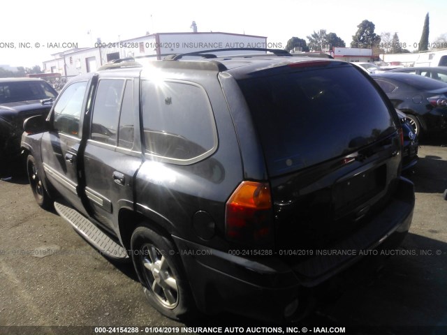 1GKDS13S022434364 - 2002 GMC ENVOY BLACK photo 3