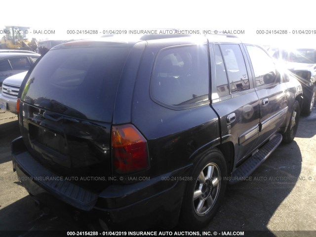 1GKDS13S022434364 - 2002 GMC ENVOY BLACK photo 4