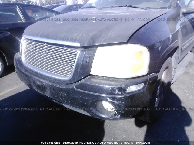 1GKDS13S022434364 - 2002 GMC ENVOY BLACK photo 6