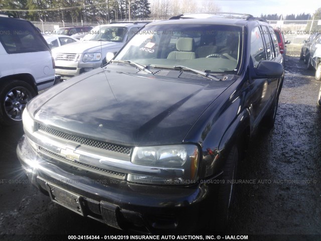 1GNDT13S642312238 - 2004 CHEVROLET TRAILBLAZER LS/LT BLACK photo 6